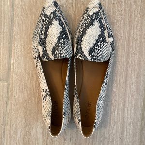 Faux Snake skin loafers